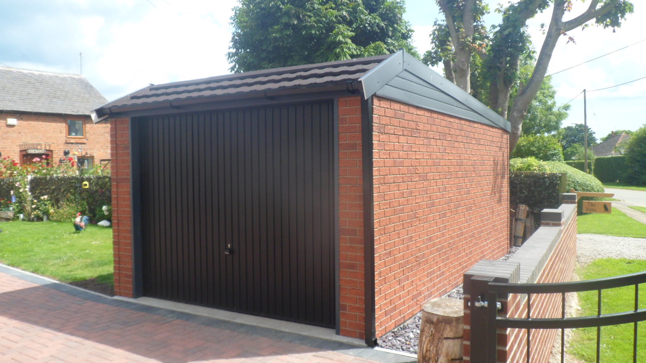 White Rose Buildings | Brick Clad Garage